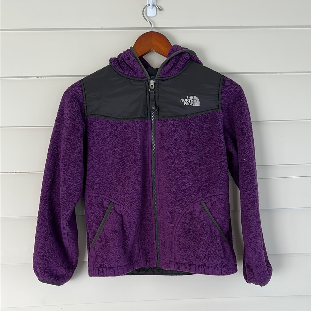 North Face Purple Fleece Jacket